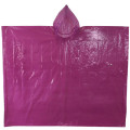 Promotion Square Plastic Einweg PE Regen Poncho