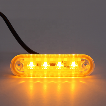 トラック用のリアポジションレッドLEDテールライト-0.4W 10-30Vクリアランス
