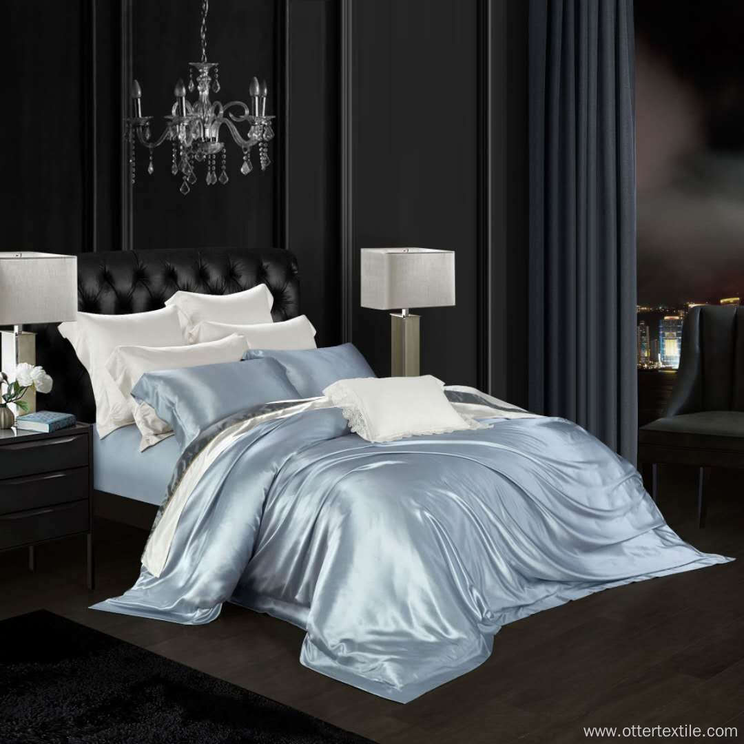 Fashion Luxury Silk Satin Bedding Set