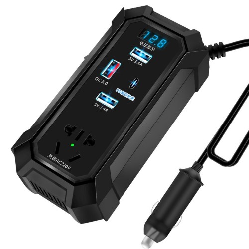 Inverter Daya Kendaraan Output AC Massal dengan QC3.0/PD