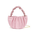 Bolsa feminina de couro de lamblur