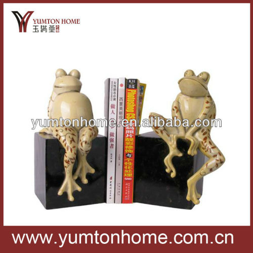 Resin frog animal bookends wholesale