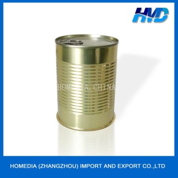 Golden coating Round Tin Can
