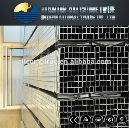 pre-galvanized square pipe/galvanized steel square tube/rectangular tube