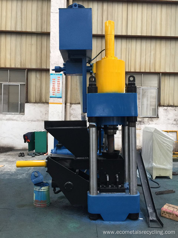 Vertical Chips Steel Recycle Briquetting Press Machine