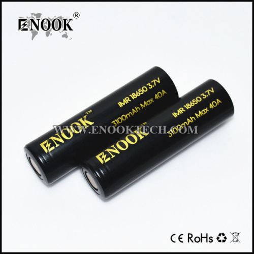 Enook 18650 3.7v 3100mah 40A(max) Li-ion Battery