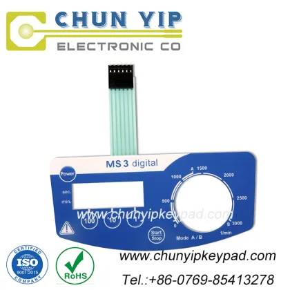 3D digital printing autometer speedometer membrane switch supplier