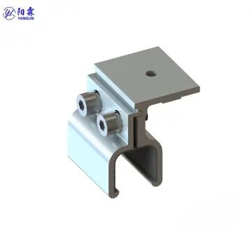 Metal Roof Clamp for Solar PV Modules on Klip Lok 700 Tin Roofs