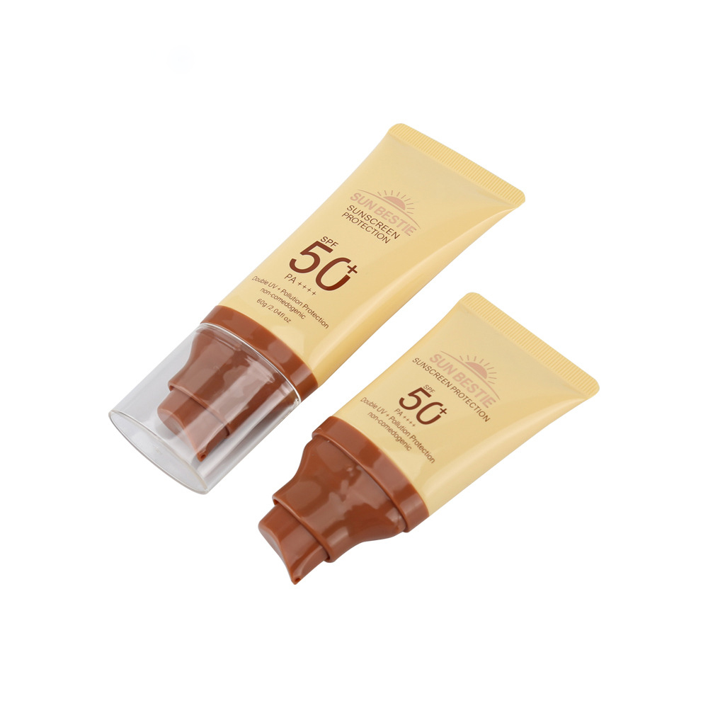Biodegradable Sunscreen Lotion Bottle with Pump Head Design