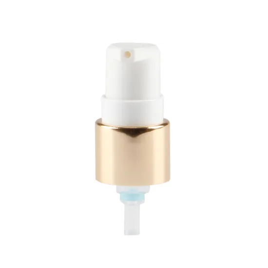 24/410 powder treatment for cream pump bottle Aluminium