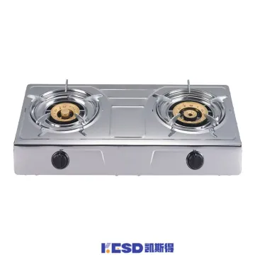 High Quality Cooking Appliance Dual-Cooker Cooktop Stainless Steel 2 Burner Gas Cooker Gas Stove