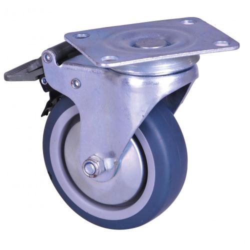 2-inch plate mounted TPE wheel caster