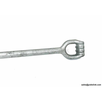 Kitáguló/keresztlemezes HDG háromszemű horgonyrudak