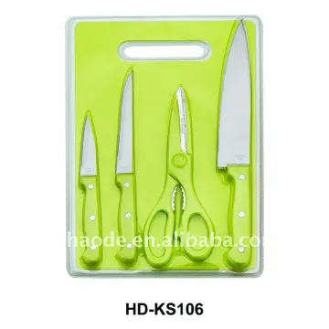 5pcs knife set with pp handle
