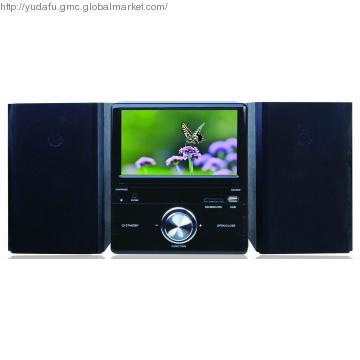 Micro System with 2x25W , 7\" TFT Display,  USB, SD/MMC/MS