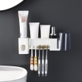 Wall-Mounted Toothbrush Holder No Drilling Required