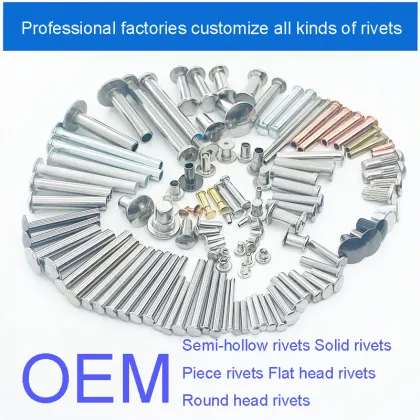 Custom Semi-Tubular Rivets: Aluminum, Steel, Stainless Steel Pop Rivets