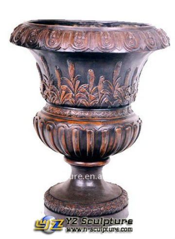 Elegant Cast Bronze or Brass Flower pot