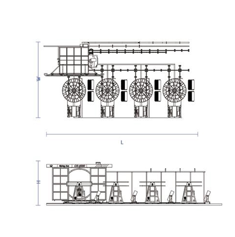 machine layout