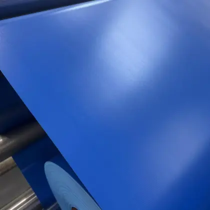 Livite 680GSM PVC dark blue tarpaulin coated materials