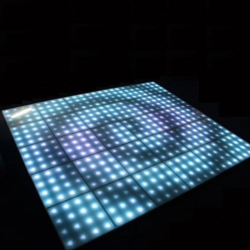 Müzik Aktif Renkli DMX LED Dance Floor Light