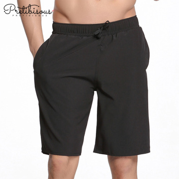 Mens quick dry breathable black swim shorts