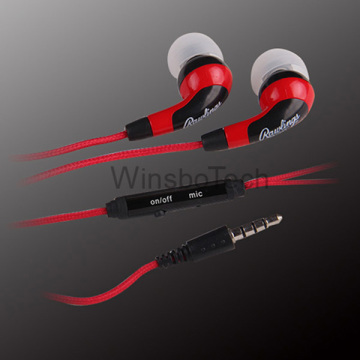 Braided Earphone with Microphone for Laptop/Mobilephone