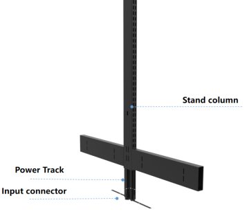 DC12V/24V Shelf Light Accessories: Hidden Shelf Power Track for Commercial Use