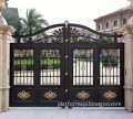 Safety Designs Anti-theft Main Gate Aluminum Art Courtyard Villa Front Doors