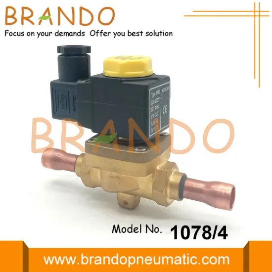1078/4 Castel Type Refrigeration Liquid Line Solenoid Valve