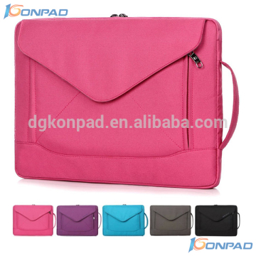 Fashion color laptop bag for ipad pro with shoulder strap 11-15 inch