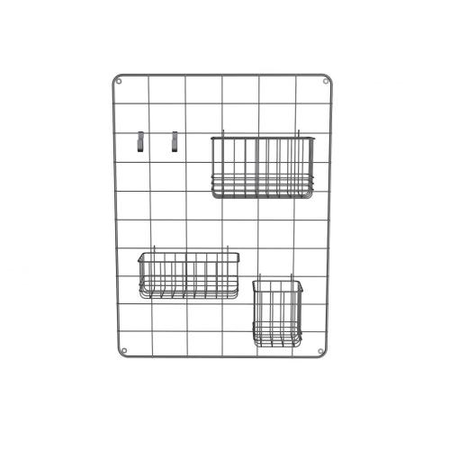 Panier de rangement en fil multifonctionnel