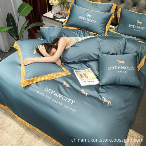 Patchwork long stapled bedsheet cotton