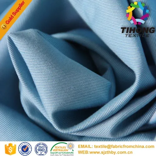 2016 wholesale dyed 100% cotton twill fabric textile