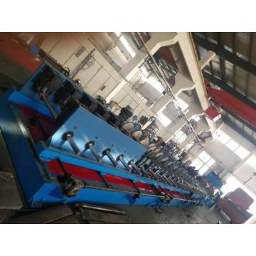 Línea de producción formadora de rollos de bandejas de cables de acero