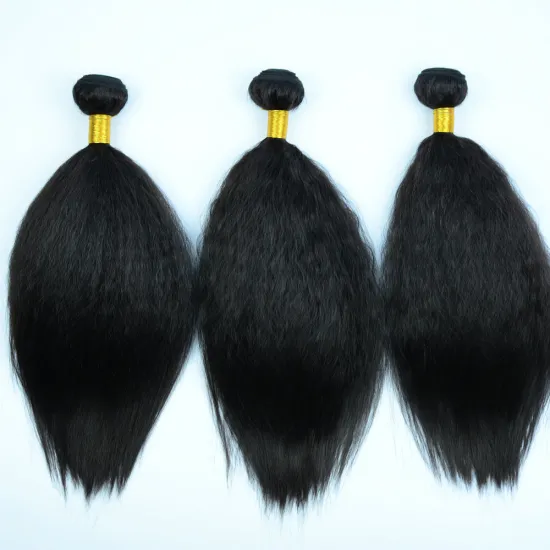 Factory Direct Whole Sale Synthetic Hair Extension Bundles Kinky Straight