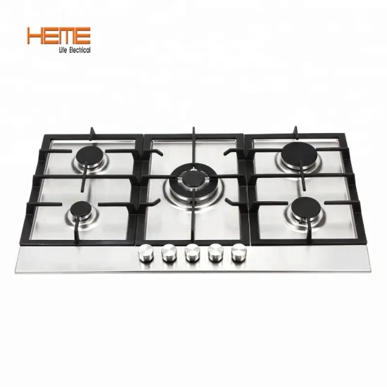 Best Stainless Steel Gas Hob 5 Burners 90cm for Kitchen Countertop