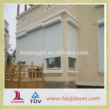 electric roller shutter exterior window,aluminum shutter window