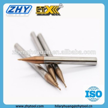 ZHY CTX Carbide Solide diameter 1mm Square end mill flat Milling Cutters cnc machine cutting tools