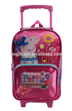 Fashion Cute Wheeled School Bag for Girls
