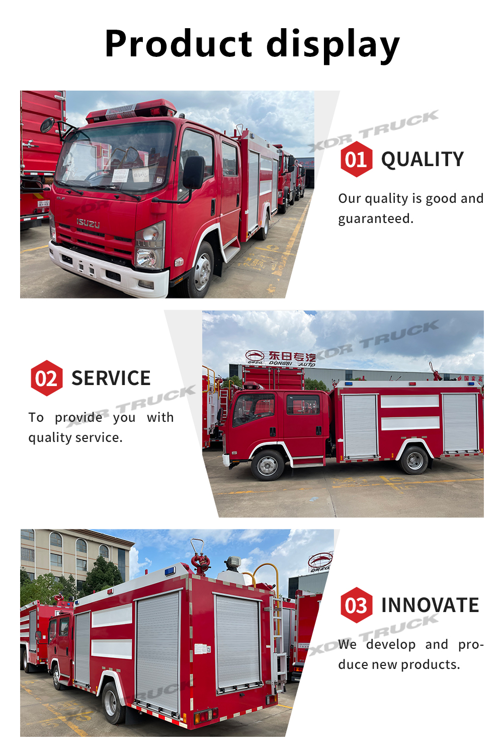 ISUZU 700P FIRE TRUCK