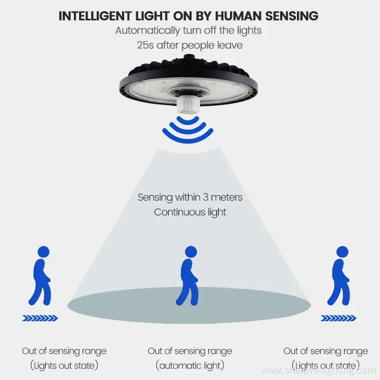 Industrial Dimming Motion Sensor LED High Bay Light