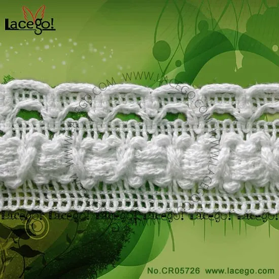 100% cotton hand made crochet lace