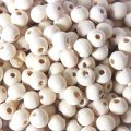 500pcs Perles en bois perles rondes 6 mm