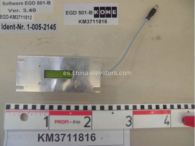 Pantalla de monitoreo de fallas KM3711816 para escaleras mecánicas KONE