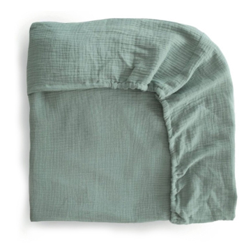 Customizable, Non-Toxic Bamboo Cot Muslin Crib Sheet Set with Low MOQ for Baby Bedding