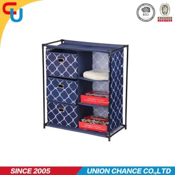 600D polyester bedside bedstand foldable storage shoe rack cabinet organizer