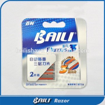 New Design Razor Blades 2 Packs In Russian Eu Usa Version
