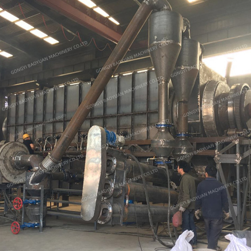 Smokeless Wood Sawdust and Rice Hull Carbonization Furnace