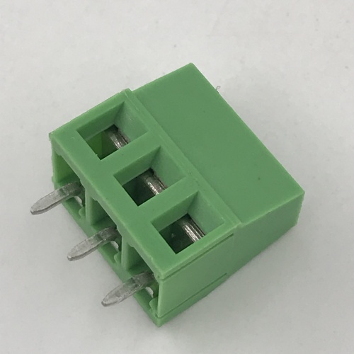 Conector de bloco terminal de parafuso de passo de 5,0 mm para montagem em PCB